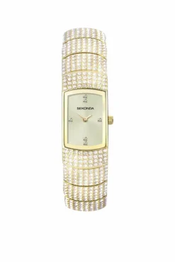 Watches*Sekonda 40468 Dazzle 17mm Quartz Watch Gold