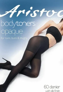 Tights & Socks|Tights & Socks*Aristoc 60 Denier Bodytoners Opaque Tum, Bum & Thigh Toner Tights - Black