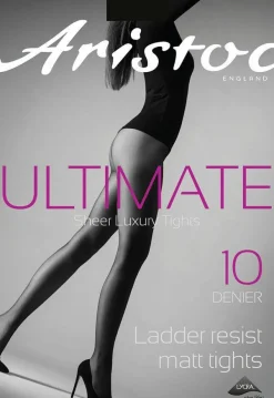 Tights & Socks|Tights & Socks*Aristoc 10 Denier Ultimate Ladder Resist Tights - Black
