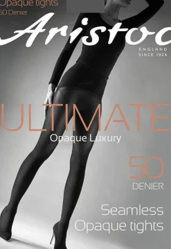 Tights & Socks|Tights & Socks*Aristoc 50 Denier Ultimate Seamless Opaque Tights - Black