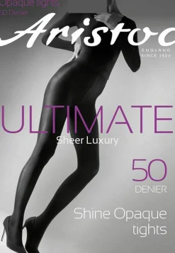 Tights & Socks|Tights & Socks*Aristoc 50 Denier Ultimate Shine Opaque Tights - Black