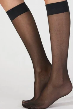 Tights & Socks|Tights & Socks*Aristoc 10 Denier Ultra Shine Knee Highs - Black