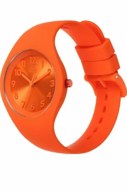 Watches*Ice-Watch 017910 Ice Colour 34mm Quartz Watch Orange