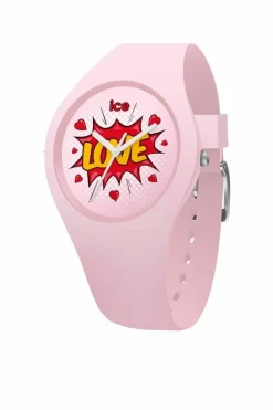 Watches*Ice-Watch 015268 ICE Love 34mm Quartz Watch Pink