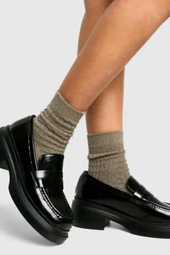 Tights & Socks|Tights & Socks*boohoo 2 Pack Tonal Soft Slouchy Socks multi