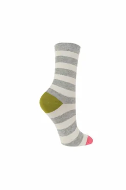 Tights & Socks|Tights & Socks*Caroline Gardner 1 Pair Pack Bamboo Cotton Crew Socks Multi