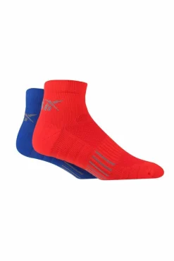 Tights & Socks|Tights & Socks*Reebok 2 Pair Pack Cycling Ankle Sport Sock Red