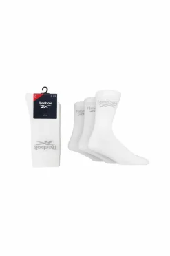 Tights & Socks|Tights & Socks*Reebok 3 Pair Pack Non cushioned Crew Sport Sock White