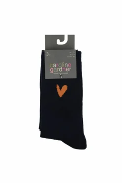 Tights & Socks|Tights & Socks*Caroline Gardner 3 Pair Pack Plain Crew Socks Navy