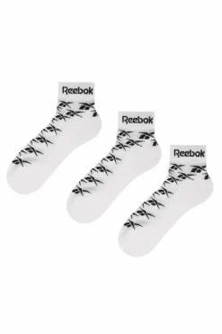 Tights & Socks|Tights & Socks*Reebok 3 Pair Pack Quarter Sport Sock With Cushioned Sole White