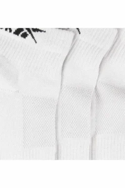 Tights & Socks|Tights & Socks*Reebok 3 Pair Pack Quarter Sport Sock With Cushioned Sole White