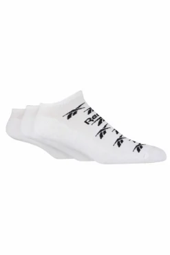 Tights & Socks|Tights & Socks*Reebok 3 Pair Pack Trainer Sport Sock With Cushioned Sole White