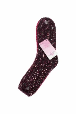 Tights & Socks|Tights & Socks*SOCKSHOP 2 Pair Popcorn Feather Slipper Socks with Grip Blue