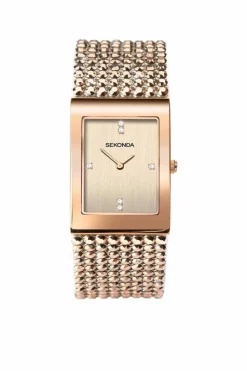 Watches*Sekonda 40417 Shimmer 26mm Quartz Watch Rose Gold