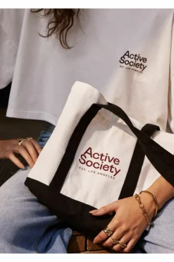 Handbags|Tote Bags*NastyGal Active Society Colour Block Tote Bag aubergine