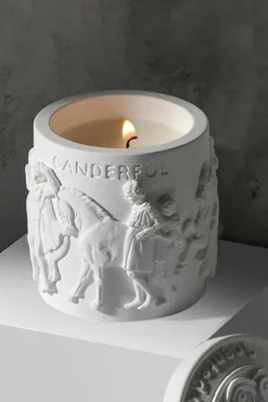 Candles & Diffusers|Candles*Living and Home Advanced Retro Cameo Scented Candle Home Fragrance Aromatherapy Decoration White