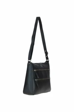 Shoulder Bags|Handbags*Ashwood Leather Aintree' Genuine Leather Shoulder Bag Black