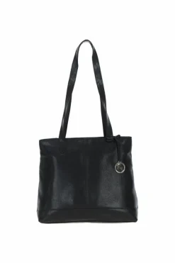 Shoulder Bags|Handbags*Ashwood Leather Alice' Elegant Real Leather Shoulder Bag Black