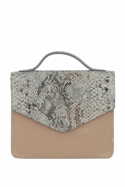 Shoulder Bags*Ashwood Leather Allegra' Patent Leather Small Cross Body Bag Nude