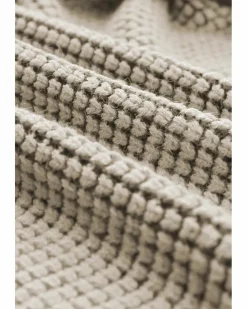 Cardigans*Azura Exchange Apricot Chunky Waffle Knit Oversized Collar Cardigan Beige