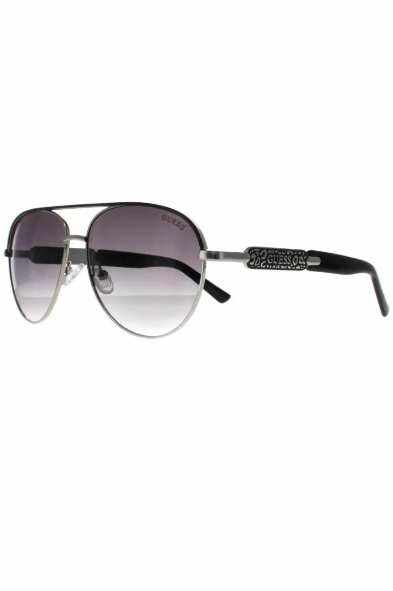 Sunglasses*Guess Aviator Brown Brown Gradient GF0287 Gold