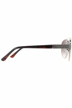 Sunglasses*Guess Aviator Brown Gradient GF0414 Gold