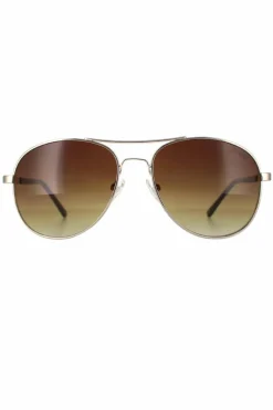 Sunglasses*Guess Aviator Other Brown Gradient GF0295 Gold