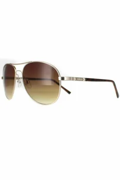Sunglasses*Guess Aviator Other Brown Gradient GF0295 Gold