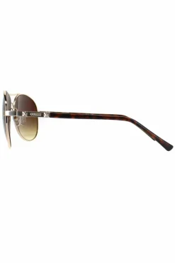 Sunglasses*Guess Aviator Other Brown Gradient GF0295 Gold