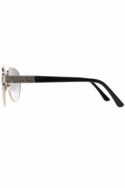 Sunglasses*Guess Aviator Smoke Gradient GF0414 Gold