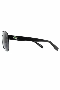 Sunglasses*Lacoste Aviator Matte Grey Sunglasses Black