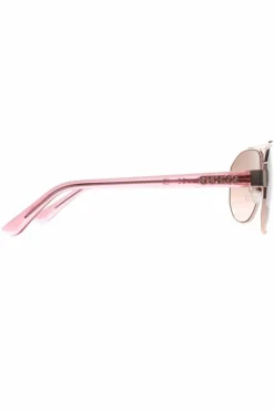 Sunglasses*Guess Aviator Rose Brown Gradient GF6145 Gold