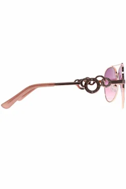 Sunglasses*Guess Aviator Rose Pink Gradient GF0365 Gold