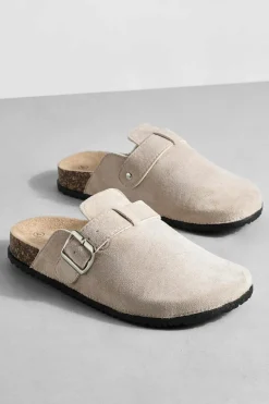 Flats*boohoo Basic Closed Toe Clogs taupe