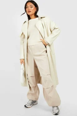 Jumpers*boohoo Basic Crew Neck Boxy Jumper cream
