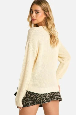 Jumpers|Jumpers & Cardigans*boohoo Basic Crew Neck Jumper stone
