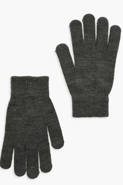 Hats & Gloves|Hats & Gloves*boohoo Basic Gloves grey marl