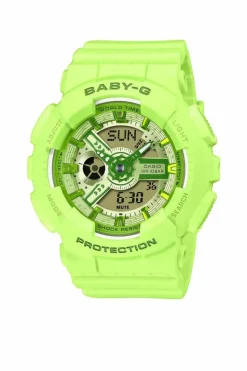 Watches*Casio BA-110YK-3AER Baby-G 43mm Quartz Watch Green