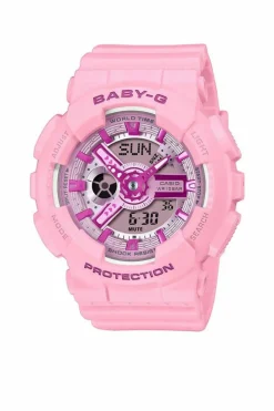 Watches*Casio BA-110YK-4AER Baby-G 43mm Quartz Watch Pink
