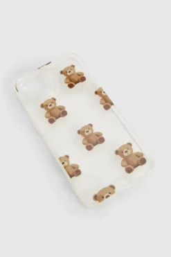 Phone Cases*boohoo Bear Print Phone Case clear