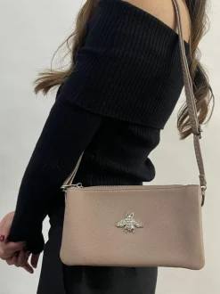 Cross-Body Bags*SVNX Bee Crossbody Bag Beige