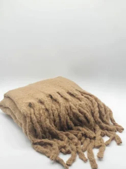 Hats & Gloves|Hats & Gloves*SVNX Knitted Scarf With Tassels Beige