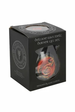 Candles & Diffusers|Candles*Anne Stokes Beltane Wax Melt Burner Set Black