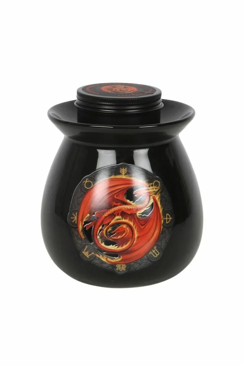 Candles & Diffusers|Candles*Anne Stokes Beltane Wax Melt Burner Set Black