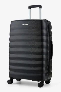 Handbags*Rock Berlin 8 Wheel Hardshell Suitcase 3pc Set Black