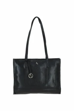 Shoulder Bags|Handbags*Ashwood Leather Beth' Exquisite Real Leather Tote Bag Black