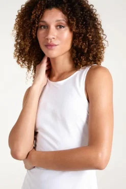 Midi Dresses*Blue Vanilla Bias Cut Midi Dress White