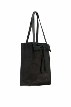 Tote Bags*Sostter Bow Haircalf Leather Tote Bag | BYYEY Black