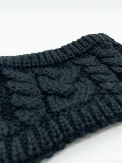 Hair Accessories*SVNX Cable Knitted Headband Black
