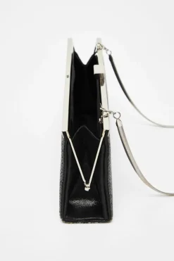 Handbags|Clutch Bags*Quiz Diamante Clutch Bag Black